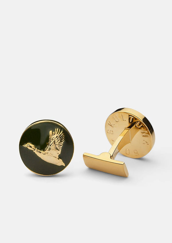 Hunter Cufflinks - Flying Duck
