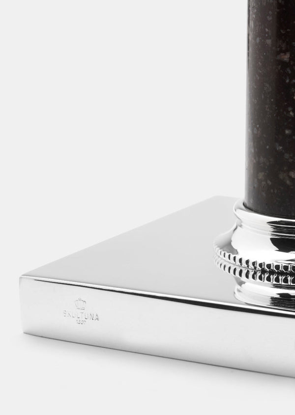 Jubilee Candle Holder – Porphyry & Silver Plated – Limited edition