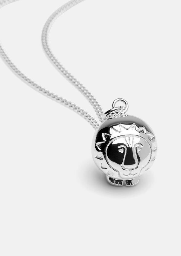 Lisa Larson x Skultuna – Lion Necklace - Silver Plated