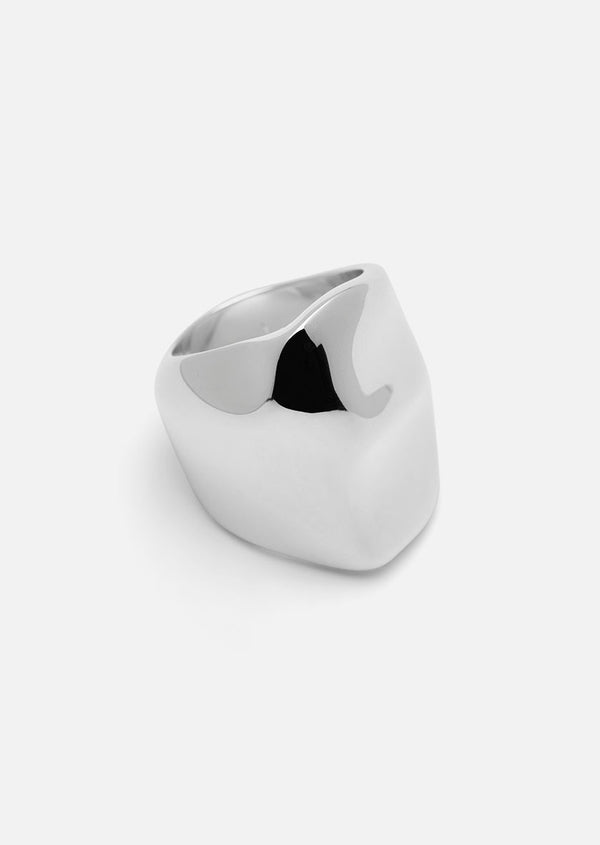 Chunky Grande Ring - Silver Plated