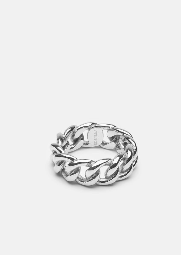 Chain Ring – Silver Plated