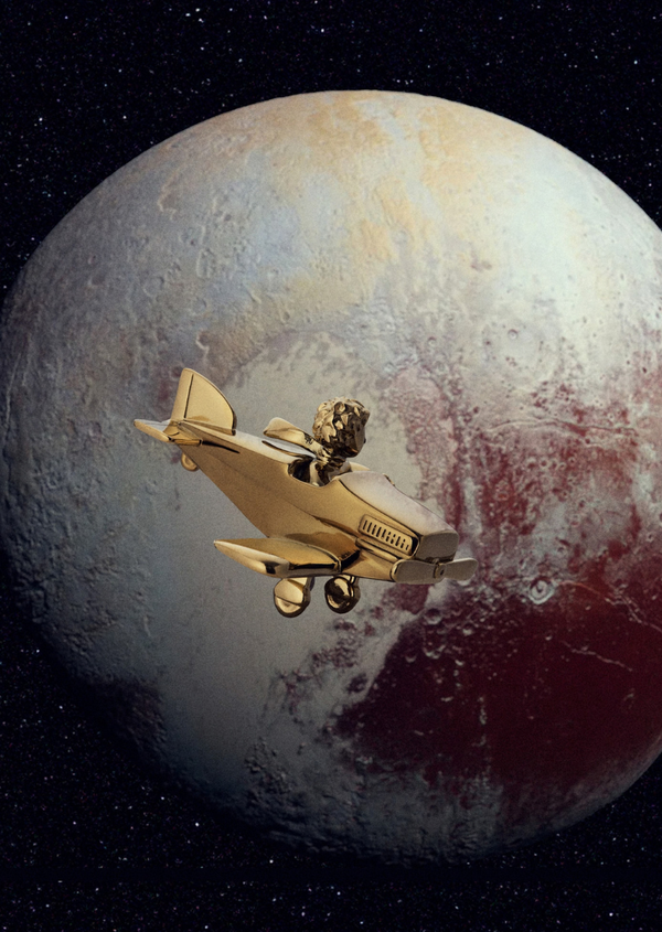 Le Petit Prince x Skultuna - The Little Prince with Airplane
