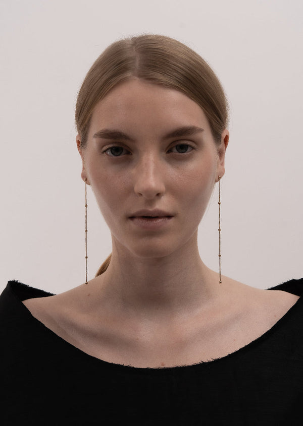 Météorite Petit Earrings - Gold Vermeil