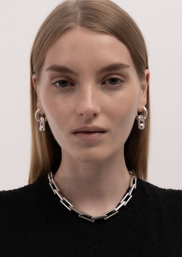 Relier Petit Necklace - Silver Plated