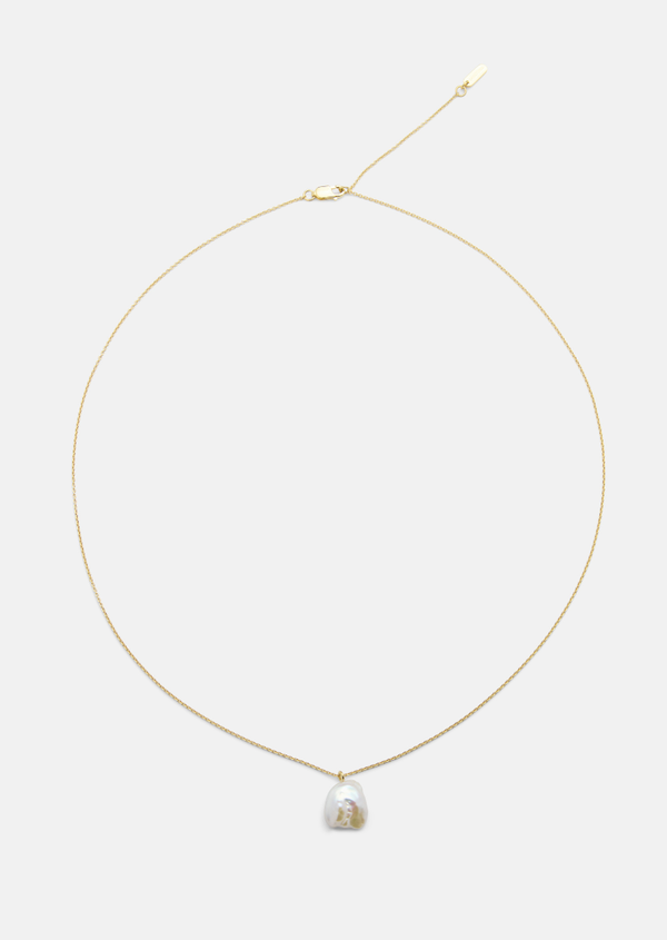 Perle Libre Keshi Pearl Necklace - Gold Vermeil