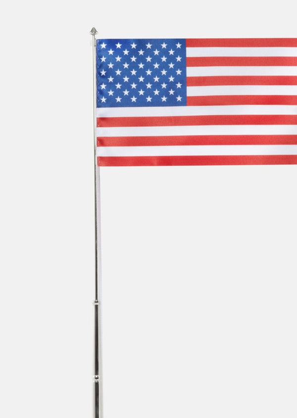 Flagpole Classic USA - Silver Plated