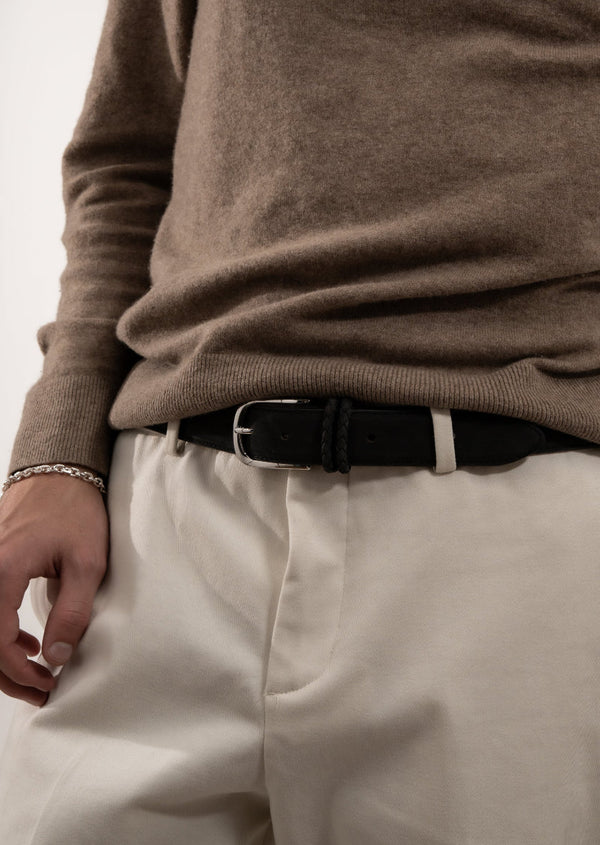 Skultuna Suede Belt - Black