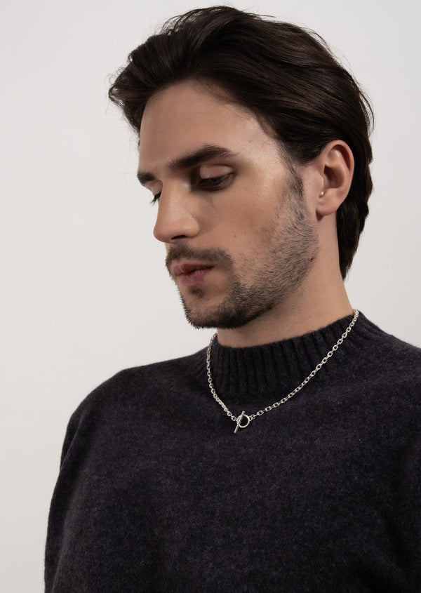 Unité Chain Necklace Thin - Silver Plated