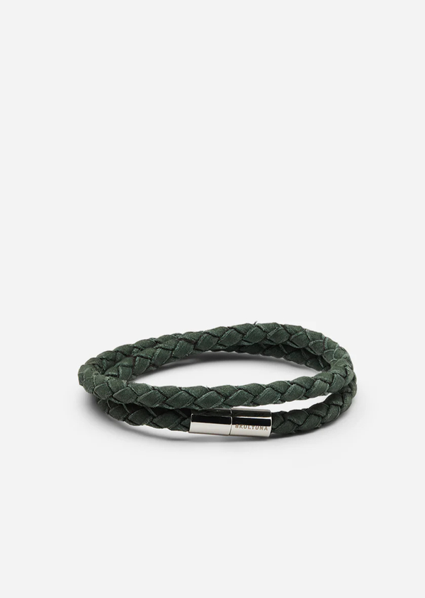 Suede Bracelet - Dark Green
