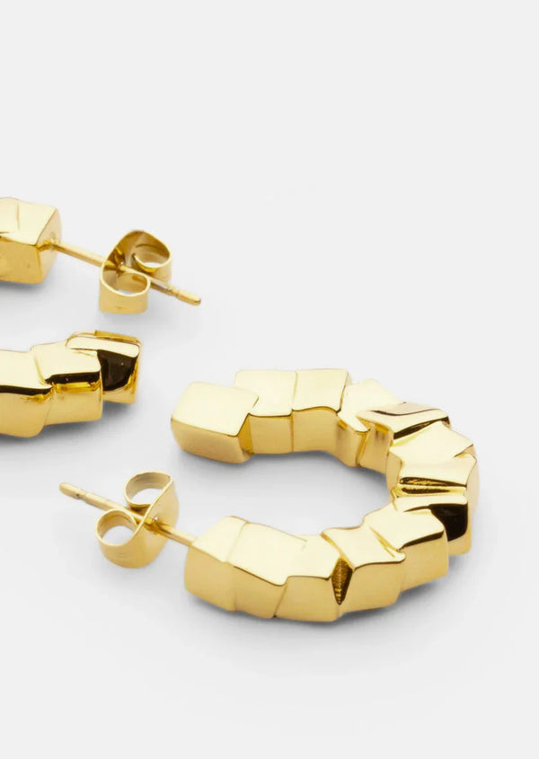 Morph Petit Earrings – Gold Plated