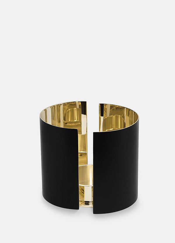 Infinity Candle Holder - Large Black