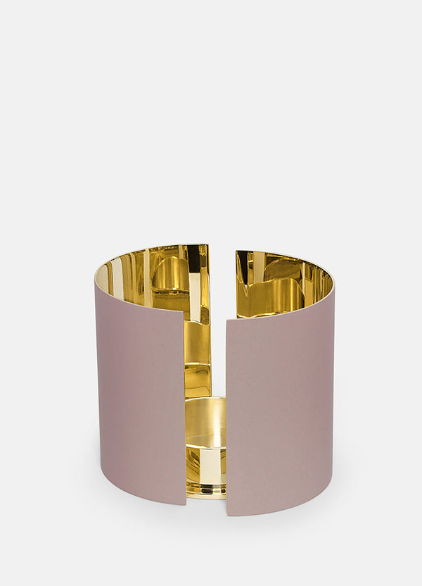 Infinity Candle Holder - Large Pink