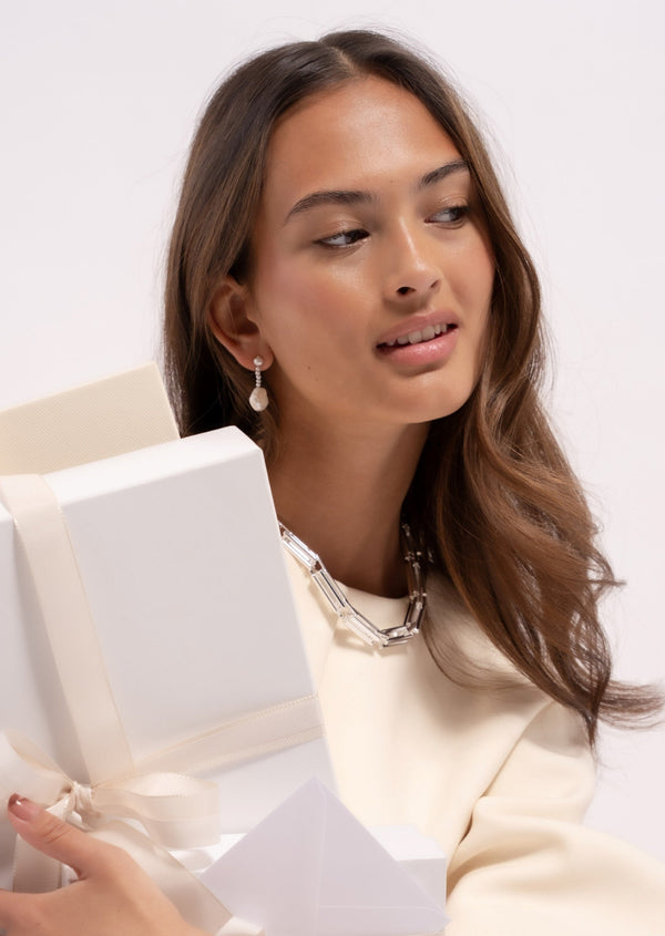 Perle Libre Earrings - Gold Vermeil