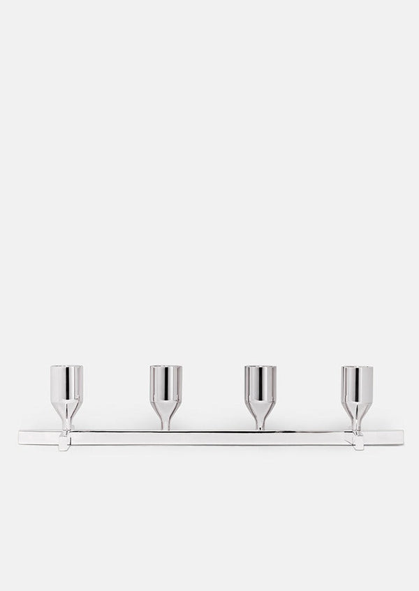 Advent Candle Holder Nattlight - Silver Plated