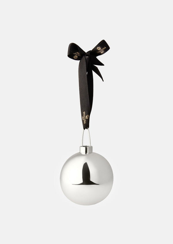 Christmas Bauble - Silver Plated