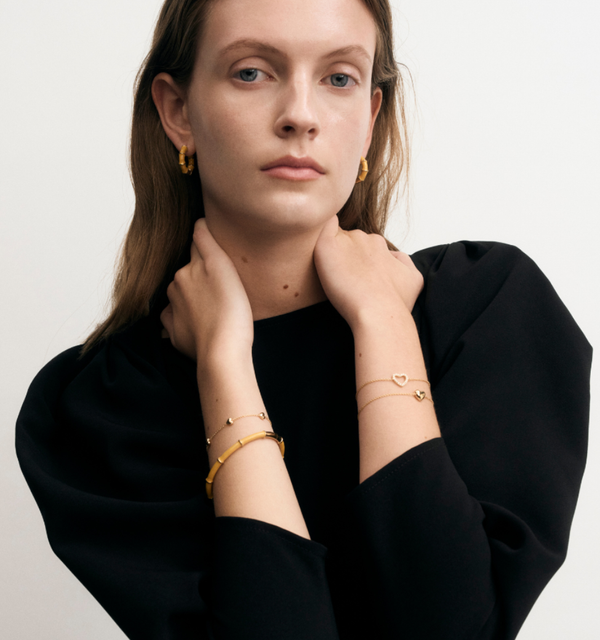 Heart Bracelet – Gold Vermeil