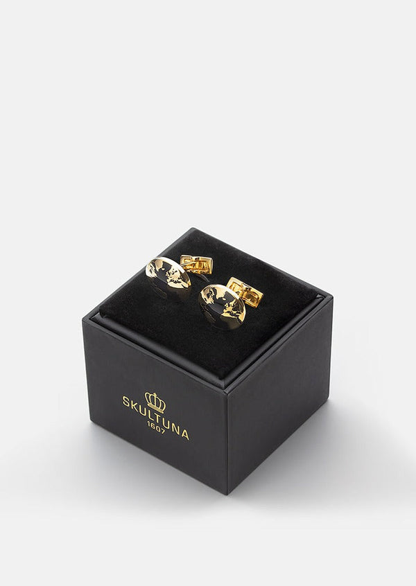 World Cufflinks - Black
