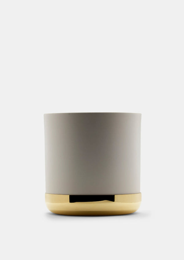 Nurture Planter - Bone White & Brass Tray - Large