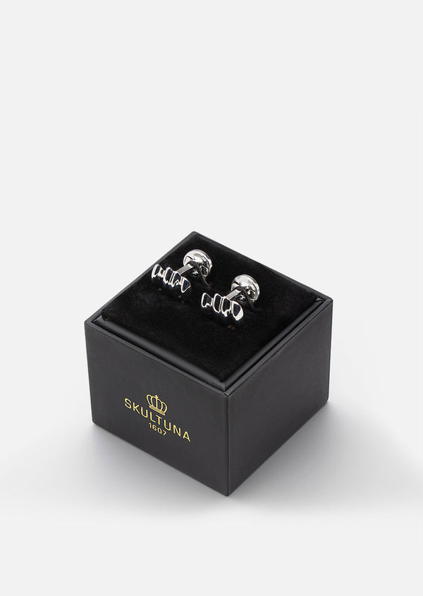 Écume de Mer - Marea Cufflinks - Silver Plated