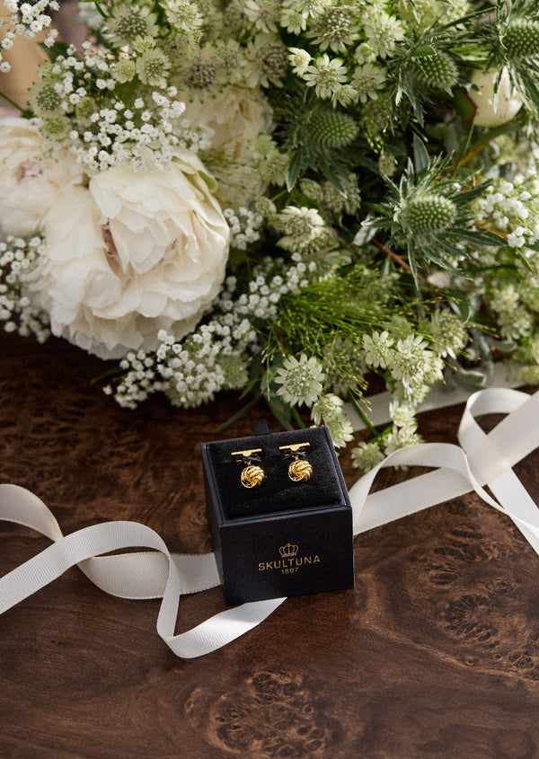 Black Tie Cufflinks - Knot