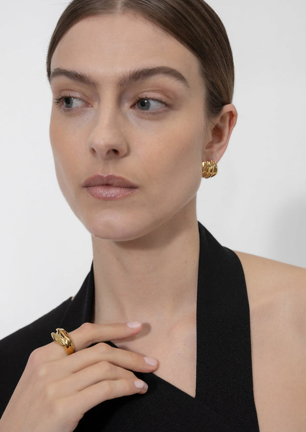 Écume de Mer - Unda Ring - Gold Plated