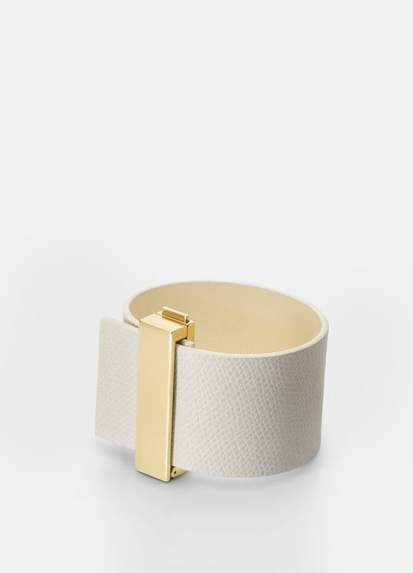 Leather Beige Clasp - 40mm