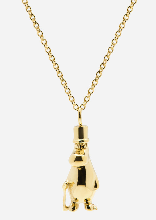 Moomin x Skultuna - Gold Plated -  Moominpapa Necklace