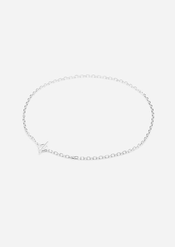 Unité Chain Necklace Thin - Silver Plated