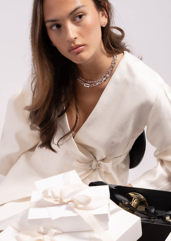 Relier Mini Necklace - Silver Plated
