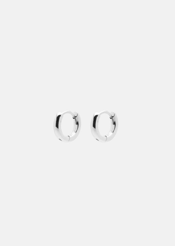 Hoop Earrings - Silver Plated - Small