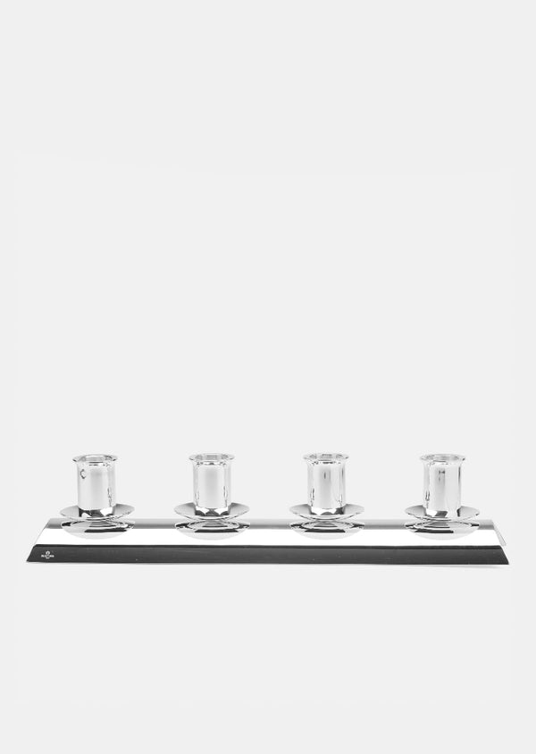 Advent Candle Holder - Silver Plated