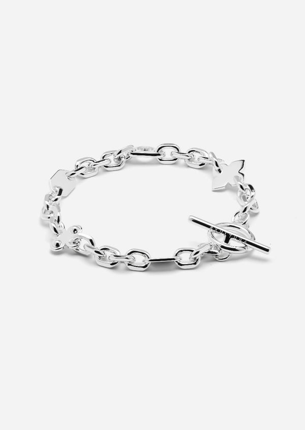 Unité Vector Chain Bracelet - Silver Plated