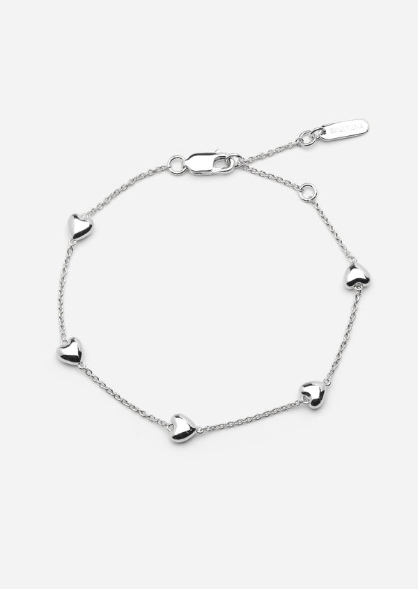 Heart Petit Bracelet - Sterling Silver