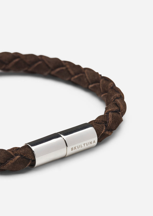 Suede Bracelet – Brown / One Row