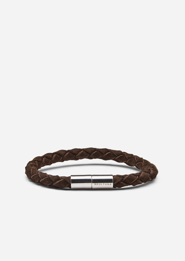 Suede Bracelet – Brown / One Row