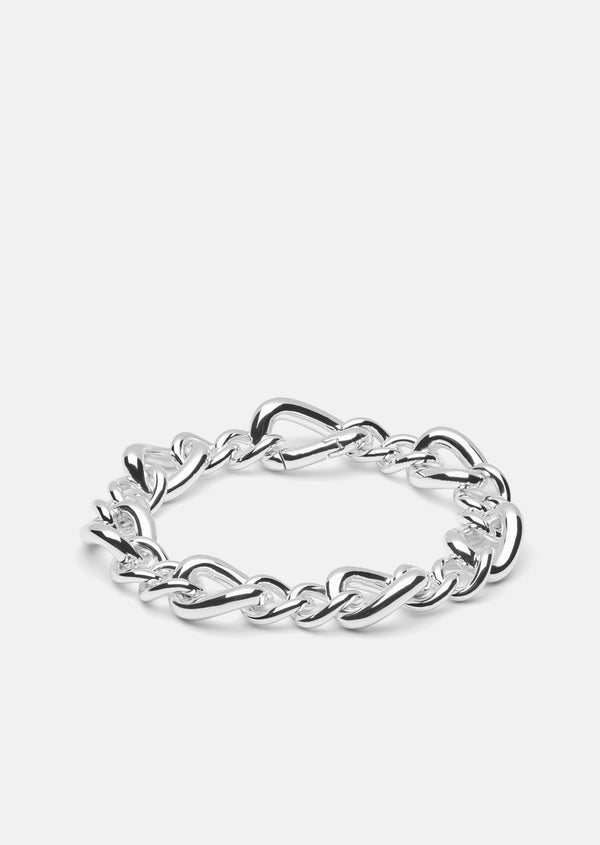 Cuba Chain Bracelet - Silver Plated