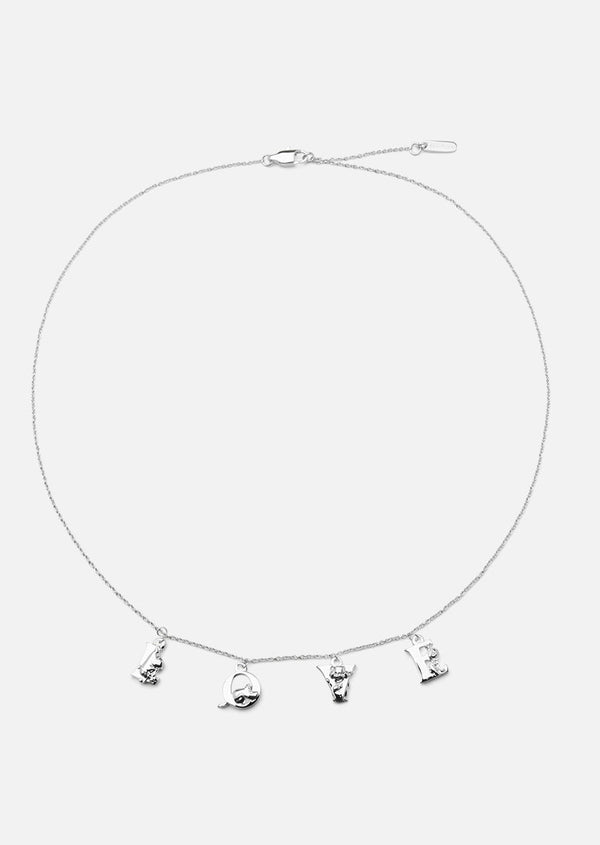 Moomin x Skultuna - Moomin Love Necklace - Silver Plated