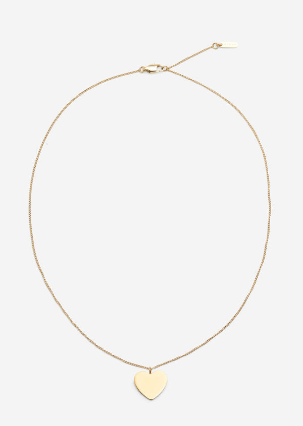 Insignia Heart Necklace - Gold-Plated