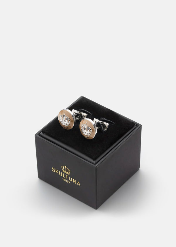 Skultuna Crown Manschettknappar - Beige