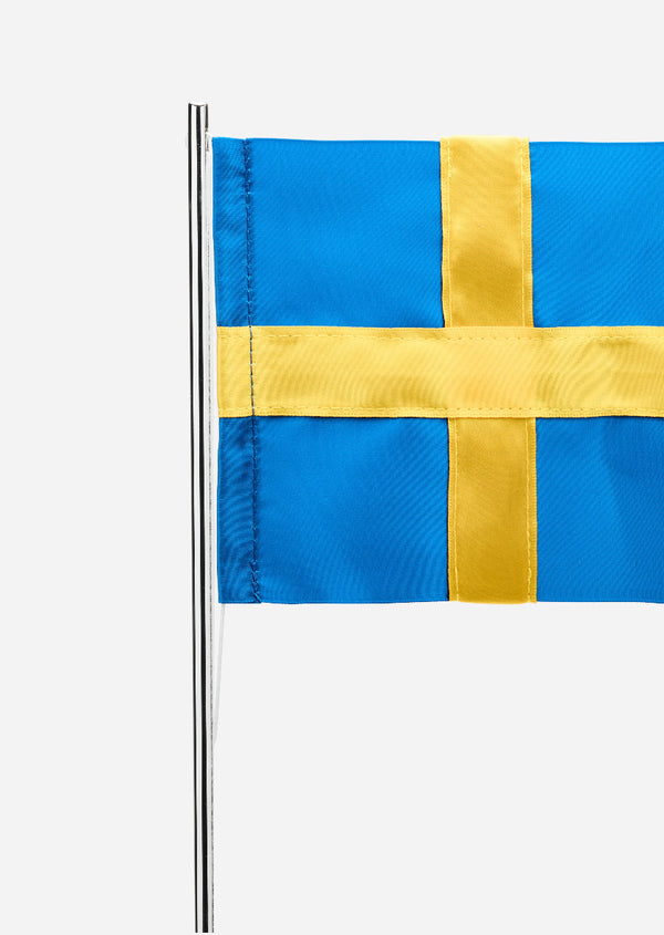 Flaggstång Modern - Försilvrad