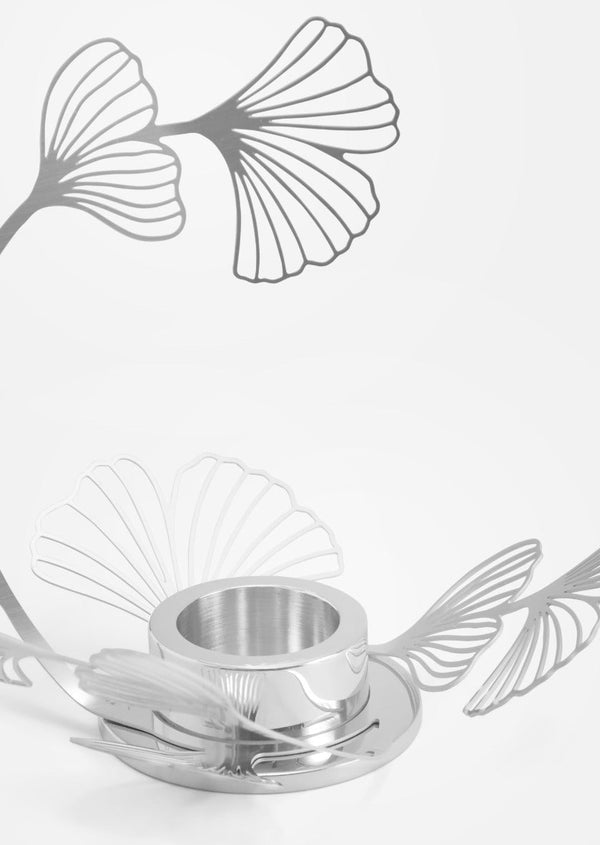 FLWR Candle Holder Small - Silver Plated