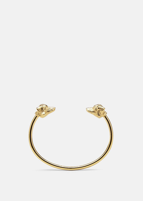 Dachshund Cuff - Gold Plated