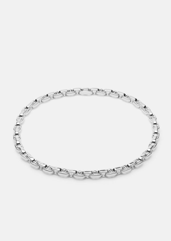Velo Chaîne Necklace - Silver Plated