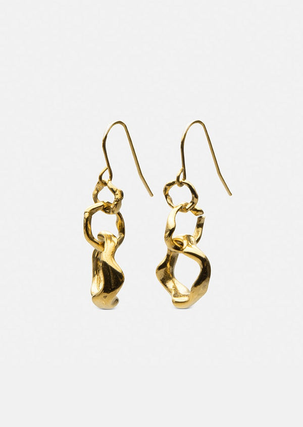 Chunky Petit Earrings - Gold Plated