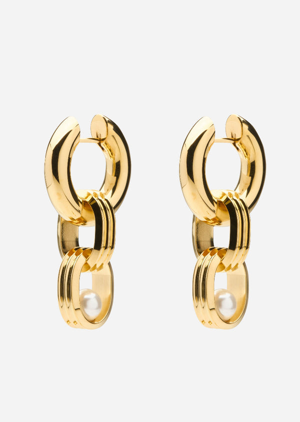 Hoop Earrings - Déco - Gold Plated
