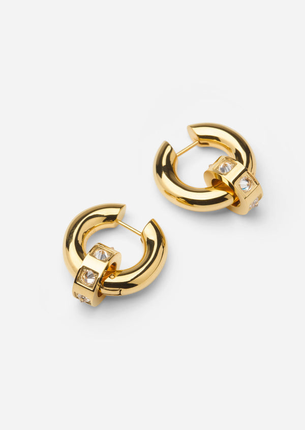 Hoop Earrings - Anneau - Gold Plated