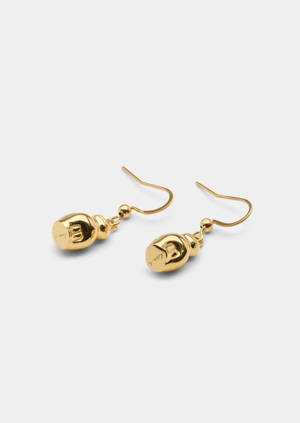 Lisa Larson x Skultuna - Cat Earrings - Gold Plated