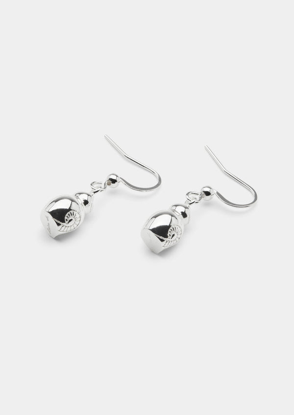 Lisa Larson x Skultuna - Lion Earrings - Silver Plated
