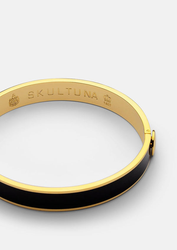 Enamel Bangle - Black