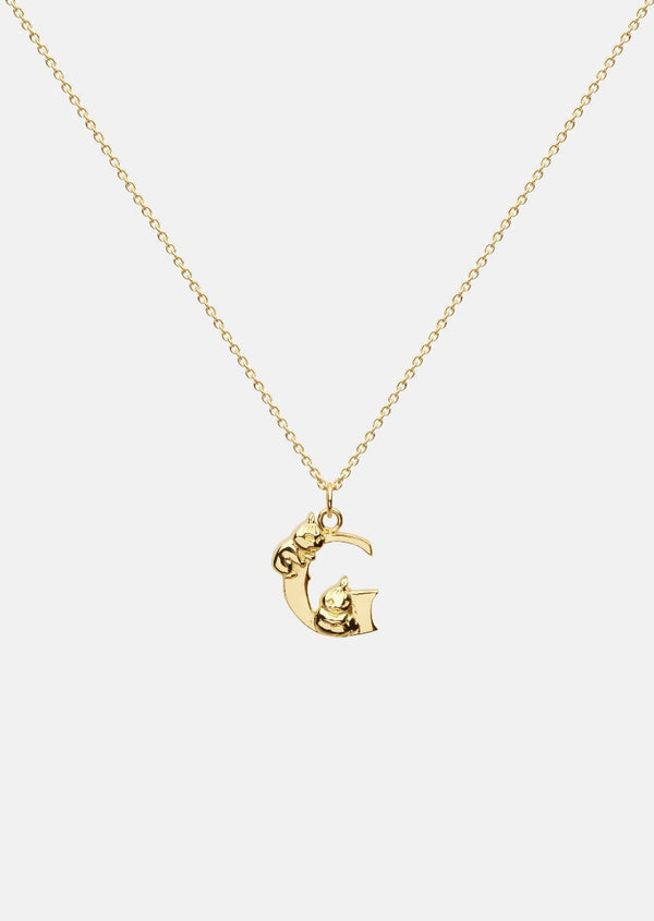 Moomin Alphabet - Gold Plated - G
